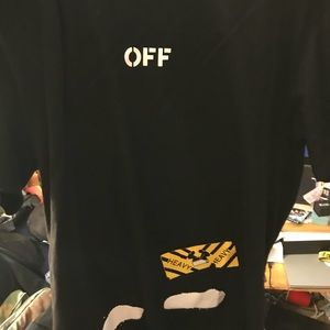 Off white warning shirt